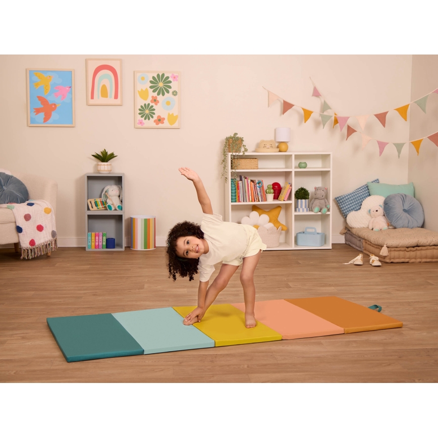 B-Toys - Tapis de jeu pliant en mousse WONDERTUMBLE 72x175 cm