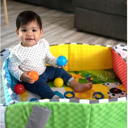 Baby Einstein - Couverture de jeu enfant 5en1 PATCH'S COLOR PLAYSPACE 3xAAA
