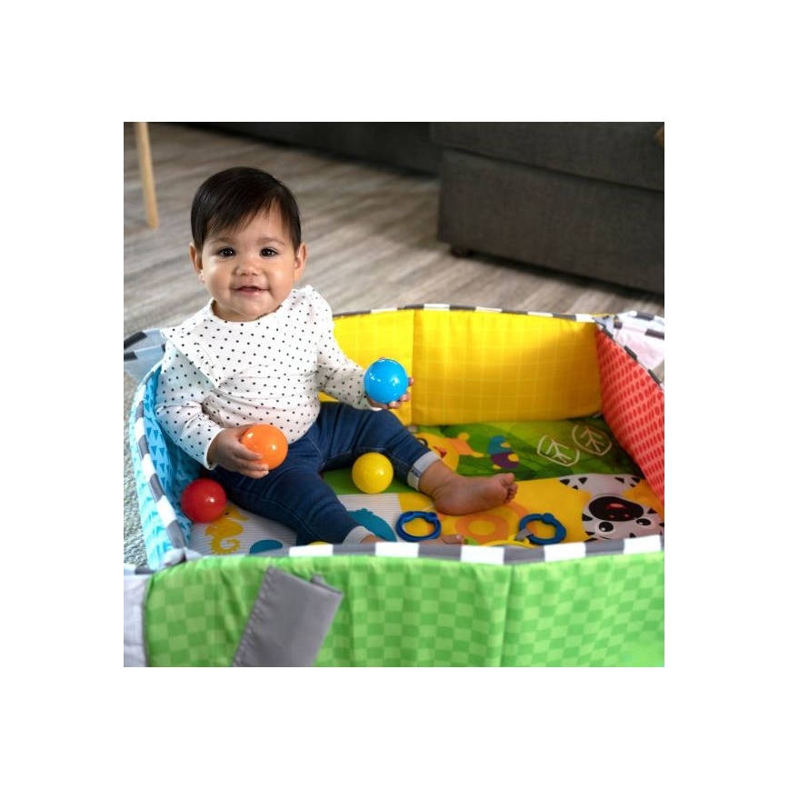 Baby Einstein - Couverture de jeu enfant 5en1 PATCH'S COLOR PLAYSPACE 3xAAA
