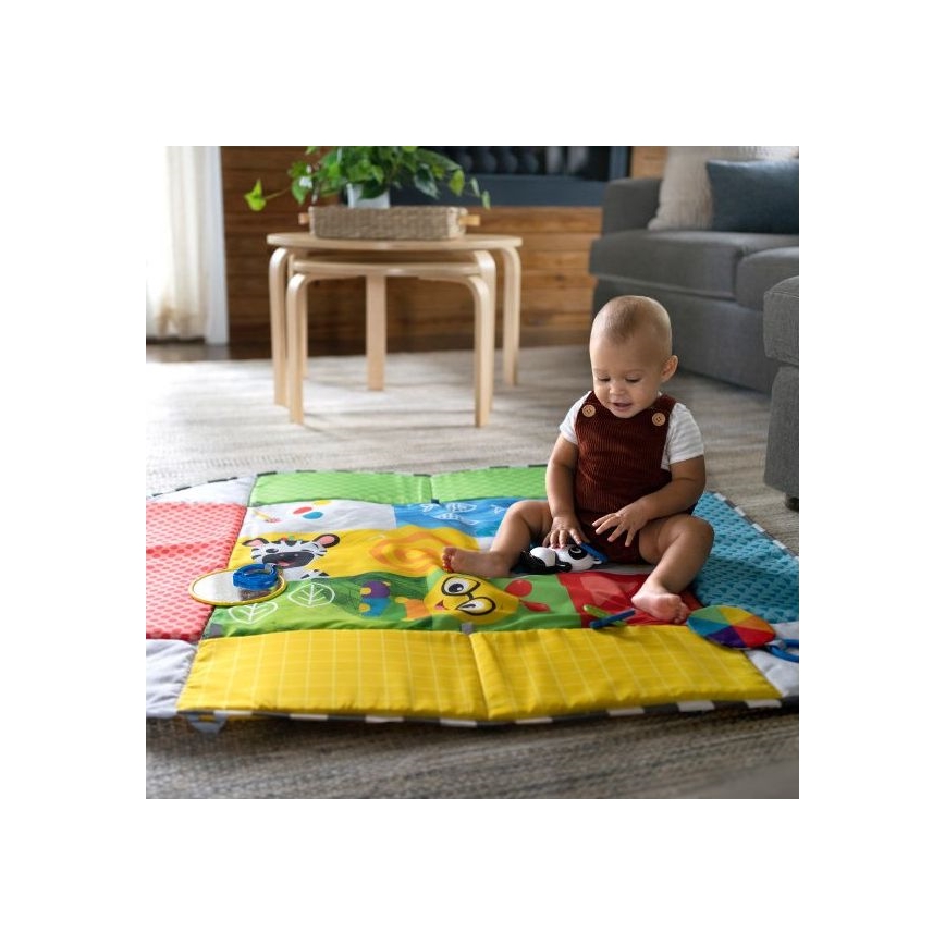 Baby Einstein - Couverture de jeu enfant 5en1 PATCH'S COLOR PLAYSPACE 3xAAA