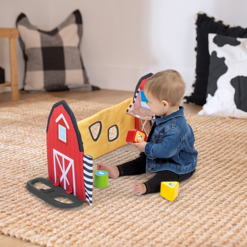 Baby Einstein - Tapis de jeu pour bébé BUSY BARNYARD 4xAA