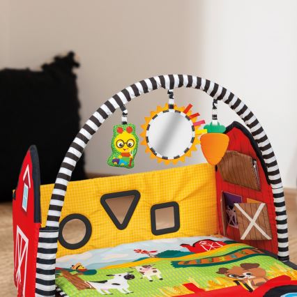 Baby Einstein - Tapis de jeu pour bébé BUSY BARNYARD 4xAA