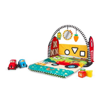 Baby Einstein - Tapis de jeu pour bébé BUSY BARNYARD 4xAA