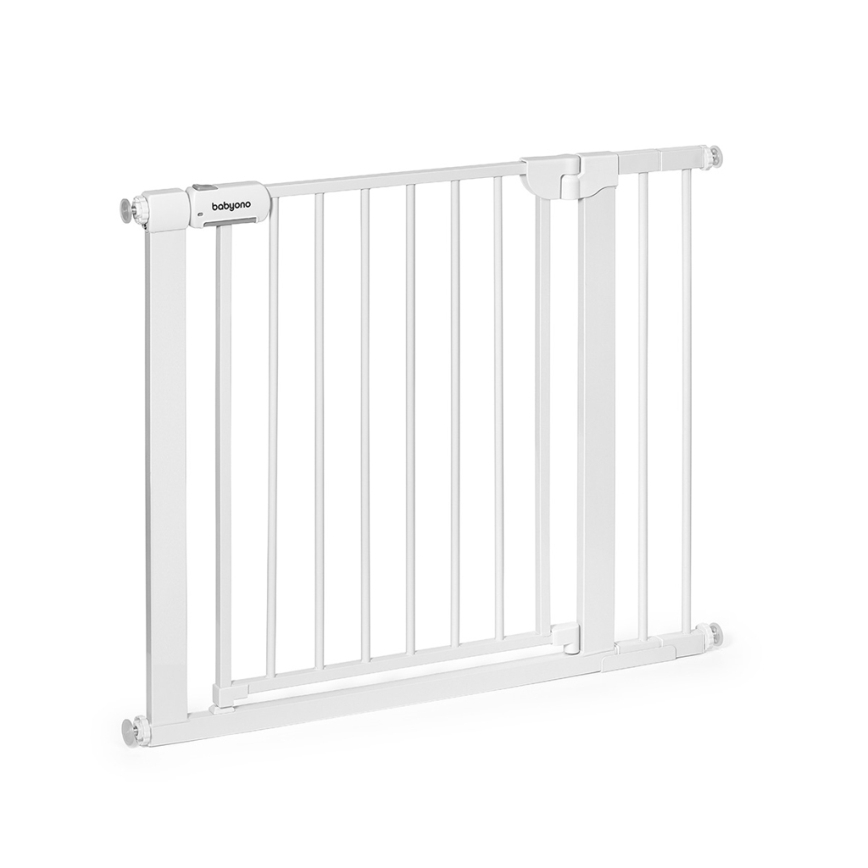 BabyOno - Barrière de sécurité 75-96 cm blanche