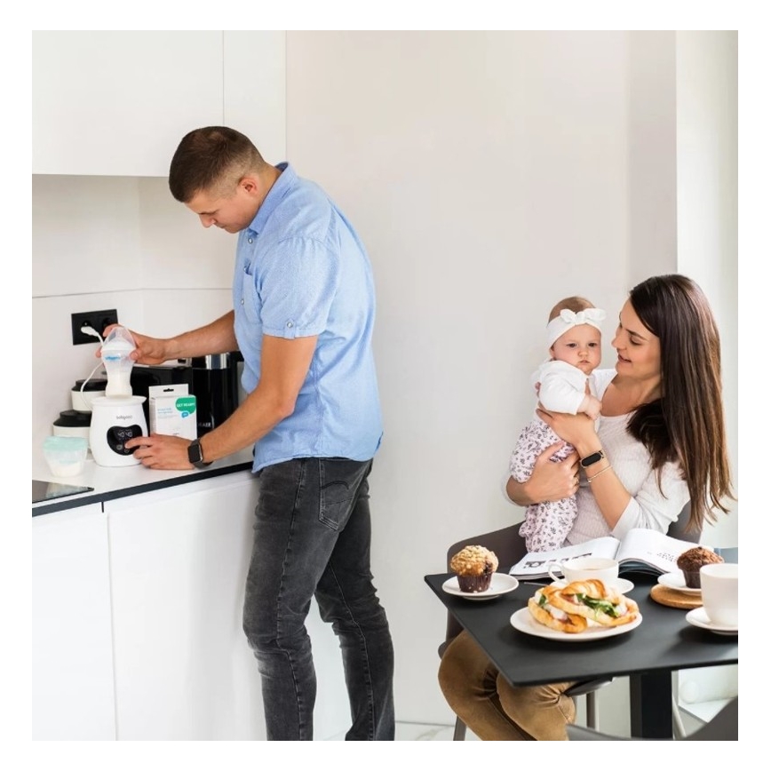 BabyOno - Chauffe-biberon et stérilisateur d'aliments pour bébés HONEY