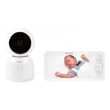 Babysens - Récepteur pour bébé intelligent avec moniteur ZEN NIGHT 720p 5V 4000 mAh Wi-Fi blanc