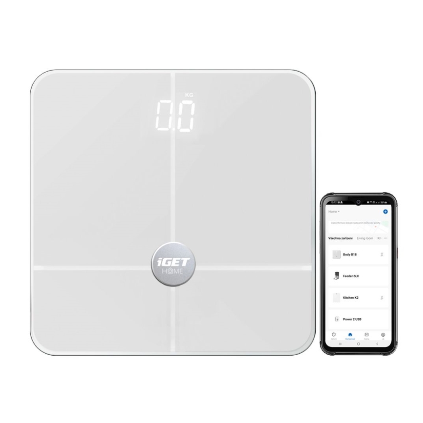 Balance connectée 3xAAA Bluetooth