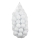 Balles de jeu en plastique 50 pcs d. 7 cm blanc