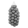 Balles de jeu en plastique 50 pcs d. 7 cm gris