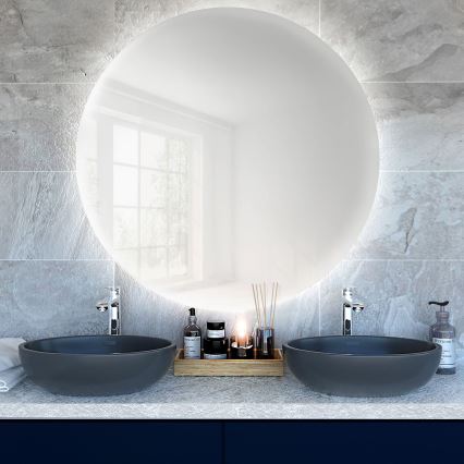 Baltica Design - Miroir mural LED pour salle de bains rétroéclairé BRIGHT LED/15W/230V 6500K pr. 80 cm IP65