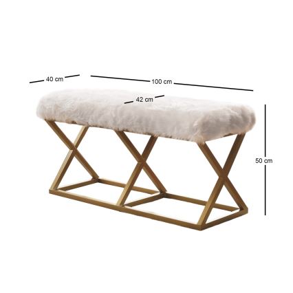 Banc DON doré