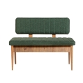 Banc matelassé VINA 85x110 cm vert/pin atlantic