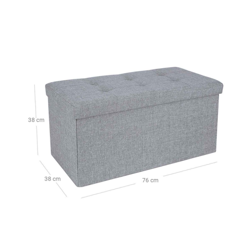 Banc SULTAN gris clair