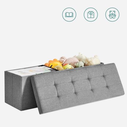 Banc SULTAN gris clair