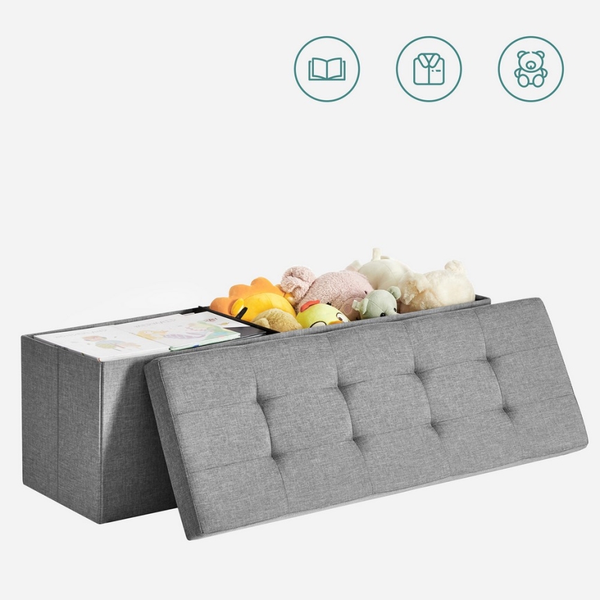Banc SULTAN gris clair