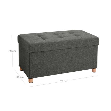 Banc SULTAN gris foncé