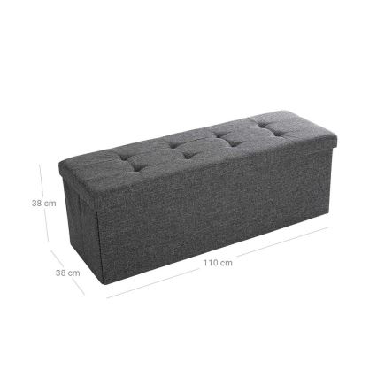 Banc SULTAN gris foncé