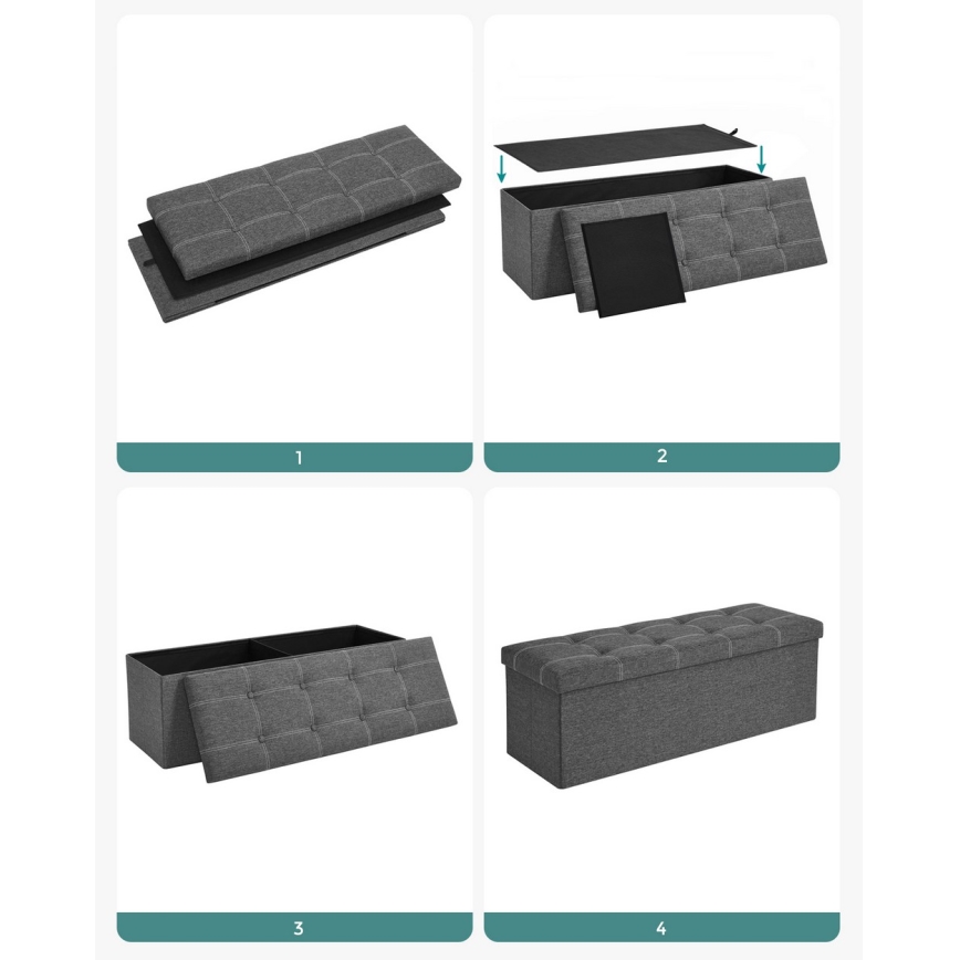 Banc SULTAN gris