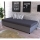 Banquette rembourrée CORY 80x200 avec coffre de rangement, gris