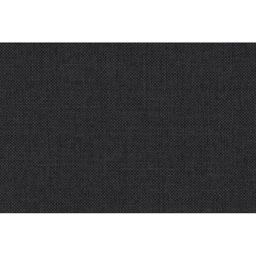 Banquette‑lit rembourrée ARLY 110 x 200 cm, tête réversible (gauche/droite) — anthracite/blanc