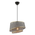BARETTE Suspension 1xE27/60W/230V Gris/Doré