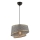 BARETTE Suspension 1xE27/60W/230V Gris/Doré