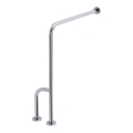 Barre d'appui 23x89 cm inox/argenté