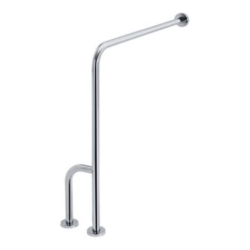 Barre d'appui 23x89 cm inox/argenté