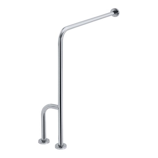 Barre d'appui 23x89 cm inox/argenté