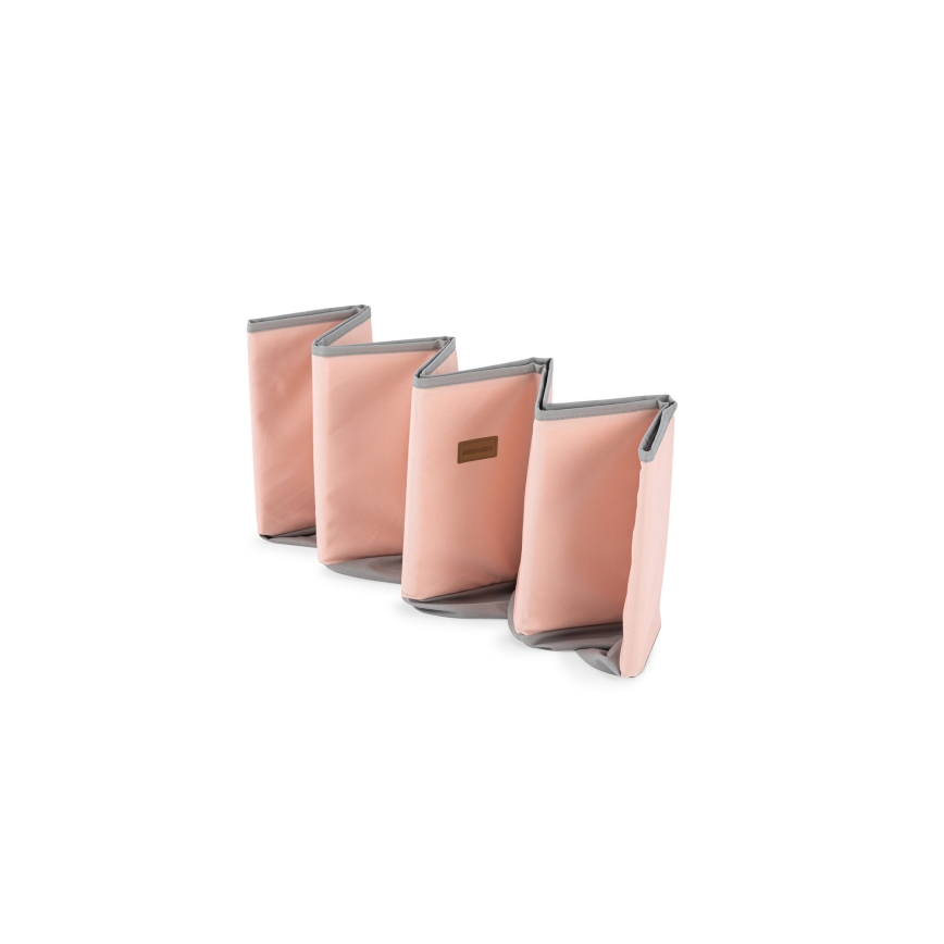 Bassin sec pour enfants avec balles Ø 80 cm rose/gris
