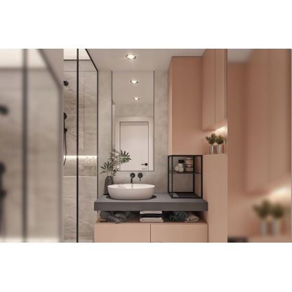 BAT-B0969 - Mitigeur de lavabo encastrable LUNGO, finition noir mat