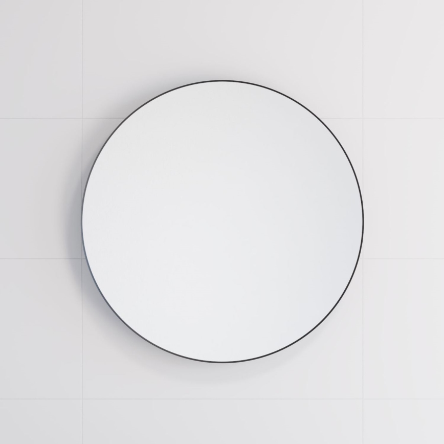 BATH DELUXE 01-060-09-02-00 - Miroir de salle de bains BORGSTED d. 60 cm noir