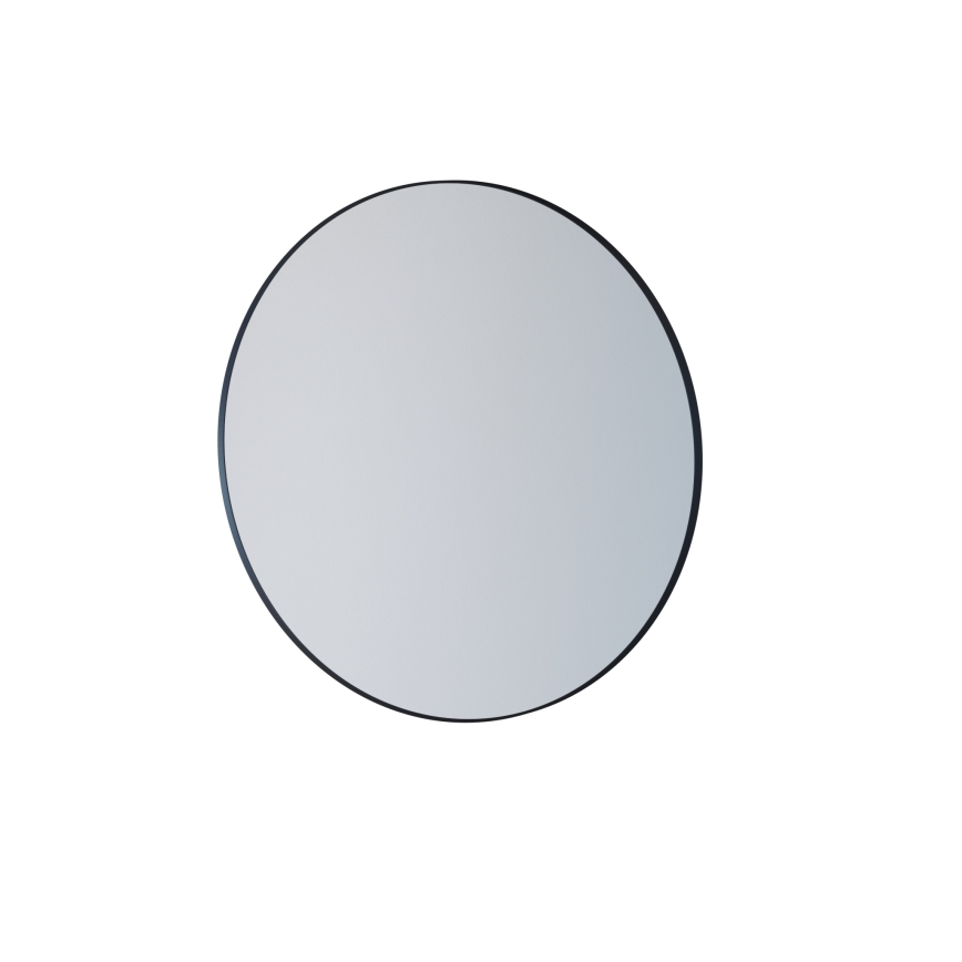 BATH DELUXE 01-060-09-02-00 - Miroir de salle de bains BORGSTED d. 60 cm noir