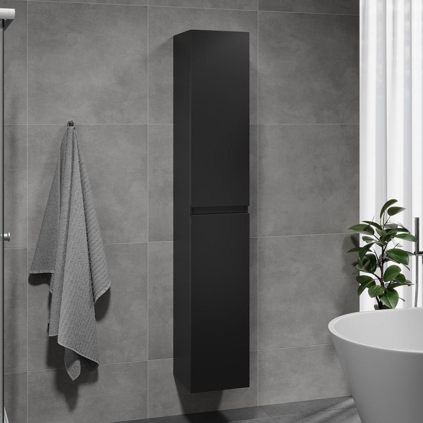 BATH DELUXE 04-030-63-02-01 - Meuble de salle de bain KENWOOD 186 cm mat noir