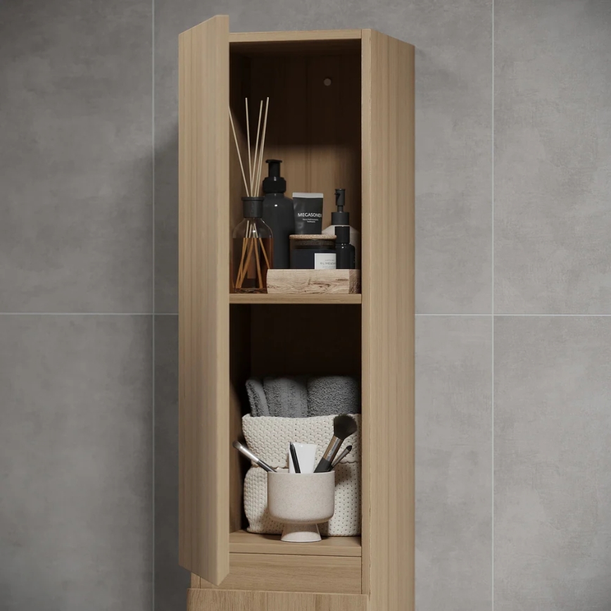 BATH DELUXE 04-030-64-86-01 - Meuble de salle de bain KENWOOD 186 cm chêne