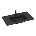 BATH DELUXE 06-080-27-02-00 - Lavabo encastré LILLESNAD 81 x 46 cm céramique/noir