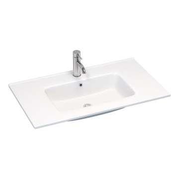 BATH DELUXE 06-080-27-11-00 - Lavabo encastré HYGE 81x46 cm céramique/blanc