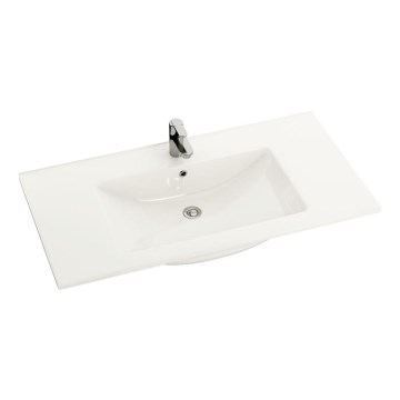 BATH DELUXE 06-090-60-11-01 - Lavabo encastré CHICAGO 91 x 46,5 cm céramique/blanc