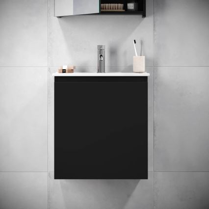 BATH DELUXE 09-050-63-02-01 - Meuble de salle de bain avec vasque KENWOOD 51 cm mat noir