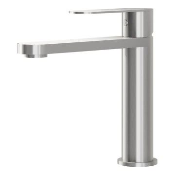 BATH DELUXE 28-017-02-71-02 - Robinet de lavabo TARNBY 17,3 cm brossé acier inoxydable