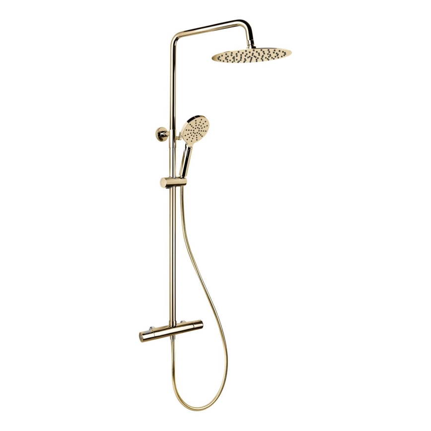 BATH DELUXE 31-120-07-64-00 - Colonnes de douche avec robinet thermostatique DRAGOR brillant laiton