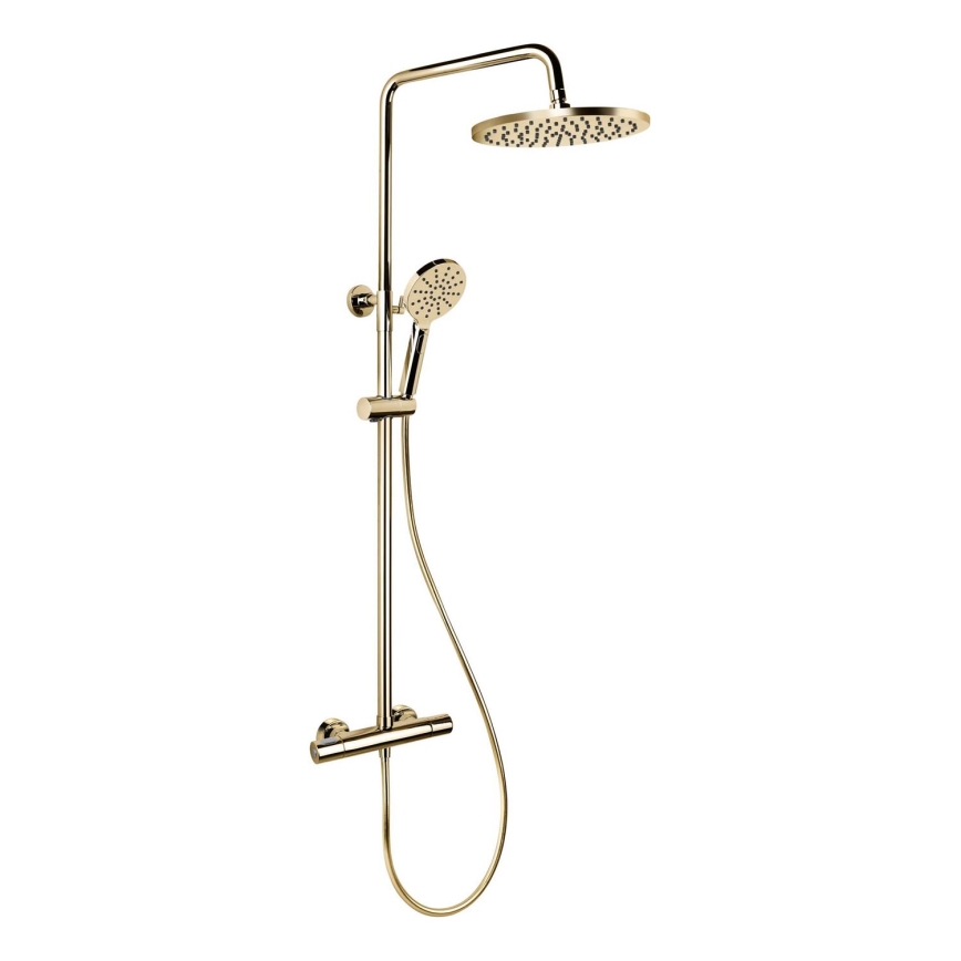 BATH DELUXE 31-120-08-64-00 - Colonnes de douche avec robinet thermostatique DRAGOR brillant laiton