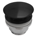 BATH DELUXE 33-004-05-02-04 - Bonde de lavabo RODBY d. 6,6 cm noir