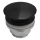 BATH DELUXE 33-004-05-02-04 - Bonde de lavabo RODBY d. 6,6 cm noir
