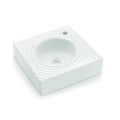 Bathco 0081 - Vasque à poser GOTA 45x45 cm porcelaine/blanc