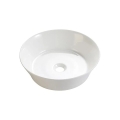 Bathco 4087 - Vasque à poser VOLTA Ø 42 cm porcelaine/blanc