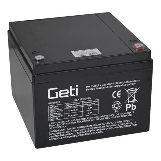 Batterie au plomb VRLA AGM 12V/28Ah