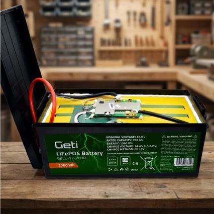 Batterie LiFePO4 12,8 V / 200 Ah