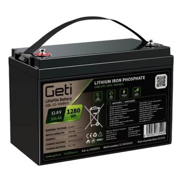 Batterie LiFePO4 12,8V/100Ah