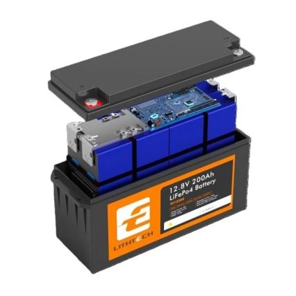 Batterie LiFePO4 pour systèmes solaires 12,8 V/200 Ah IP66